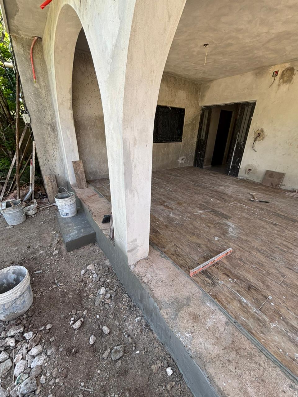Remodelacion de terraza en obra